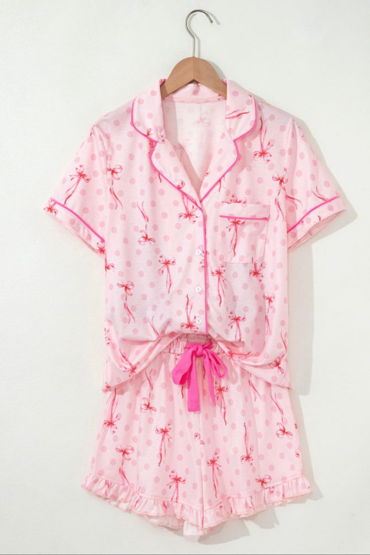 Pink Bow Pajamas