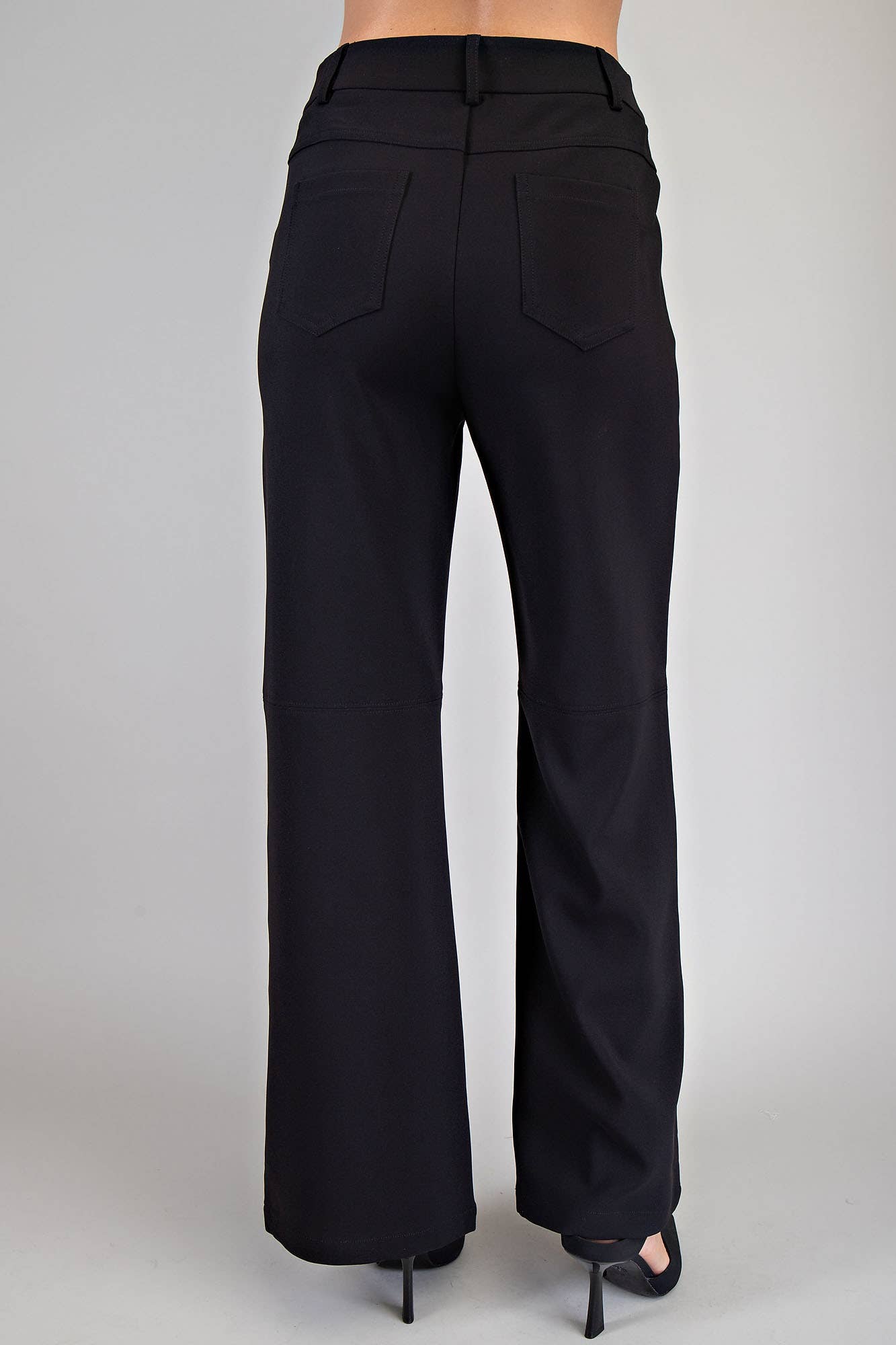 Black Straight Leg Pants