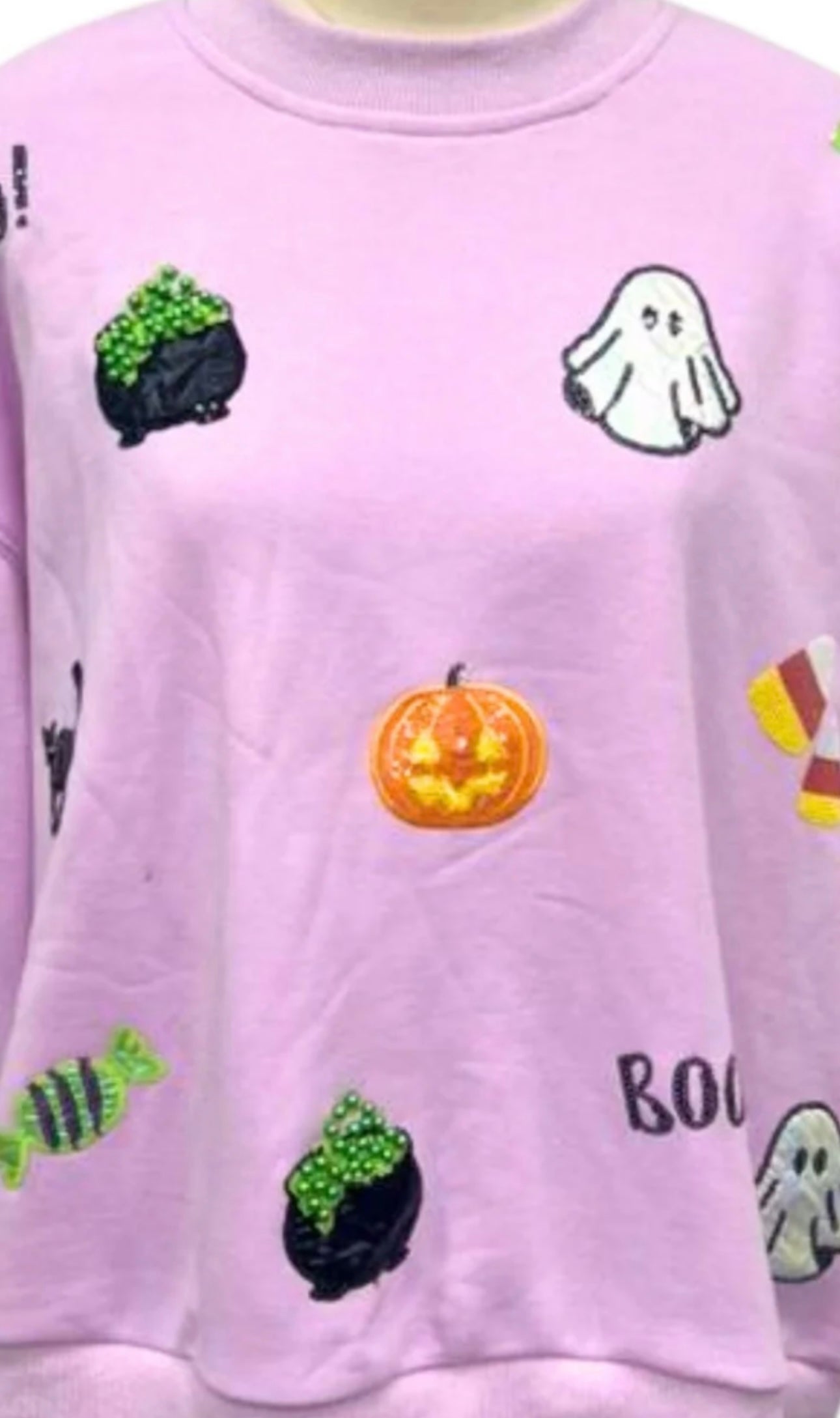 Brianna Cannon Lavender Spooky Sweatshirt-PRESALE