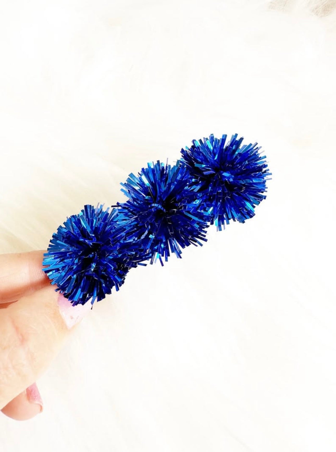 Sandy + Rizzo Party Pom Hair Clip