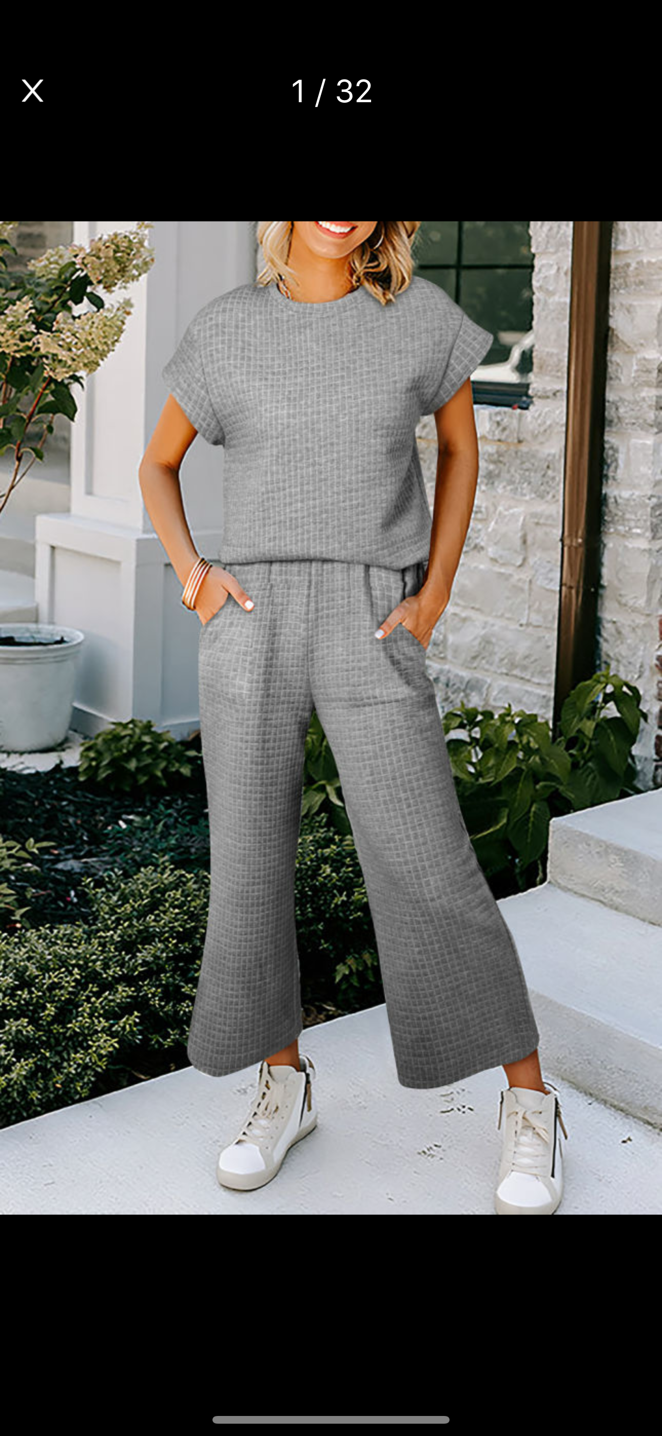 Textured and Quilted Comfy Set