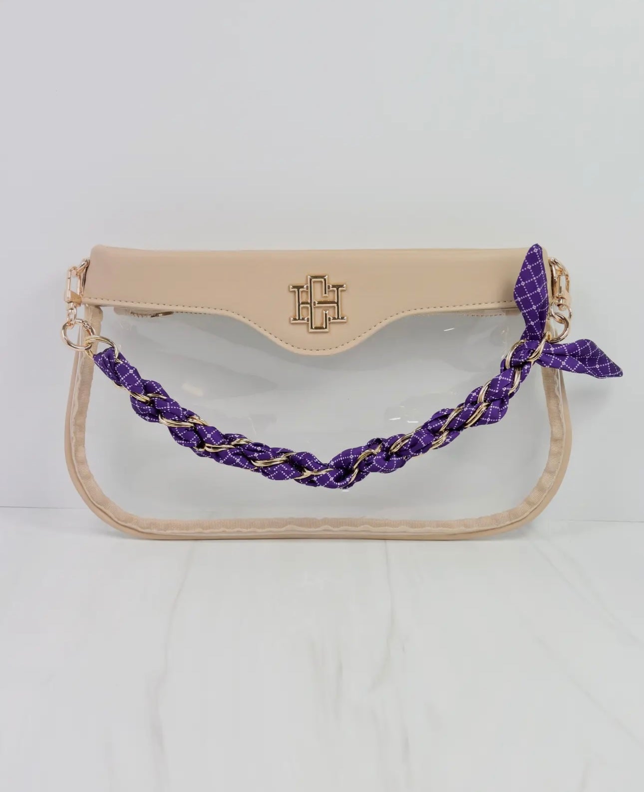 LSU Game Day Scarf Purse Chain (only)