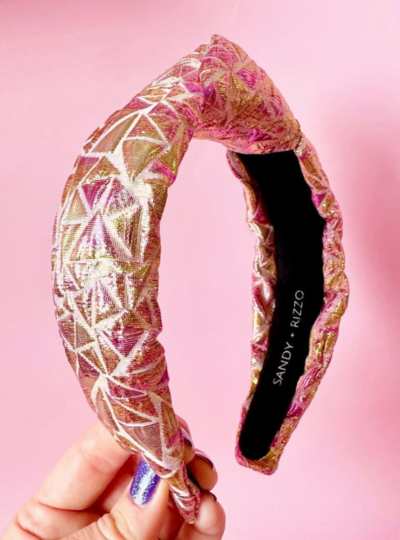 S+R Purple & Gold Shimmer Headband