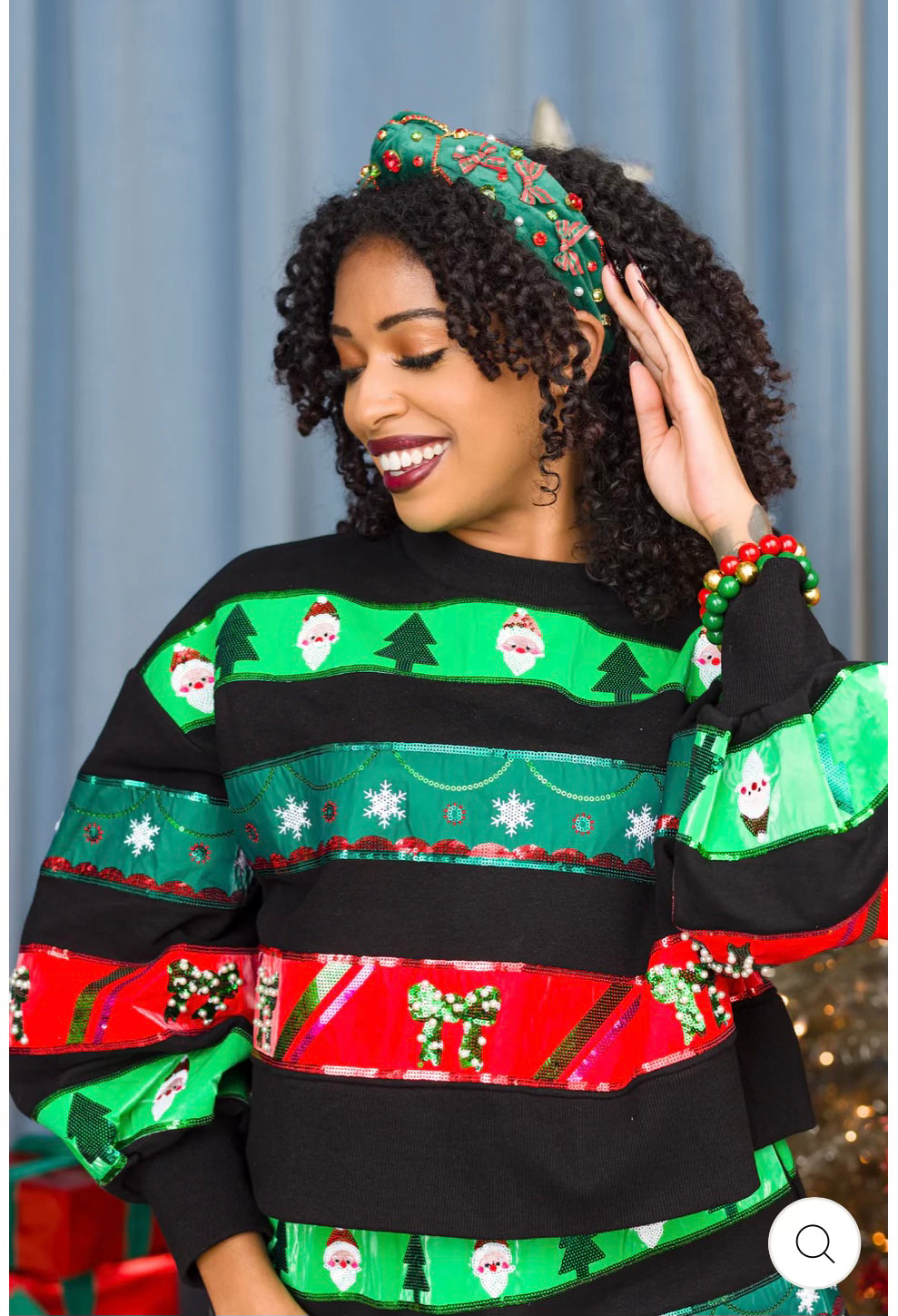 Brianna Cannon Black Christmas Sweatshirt