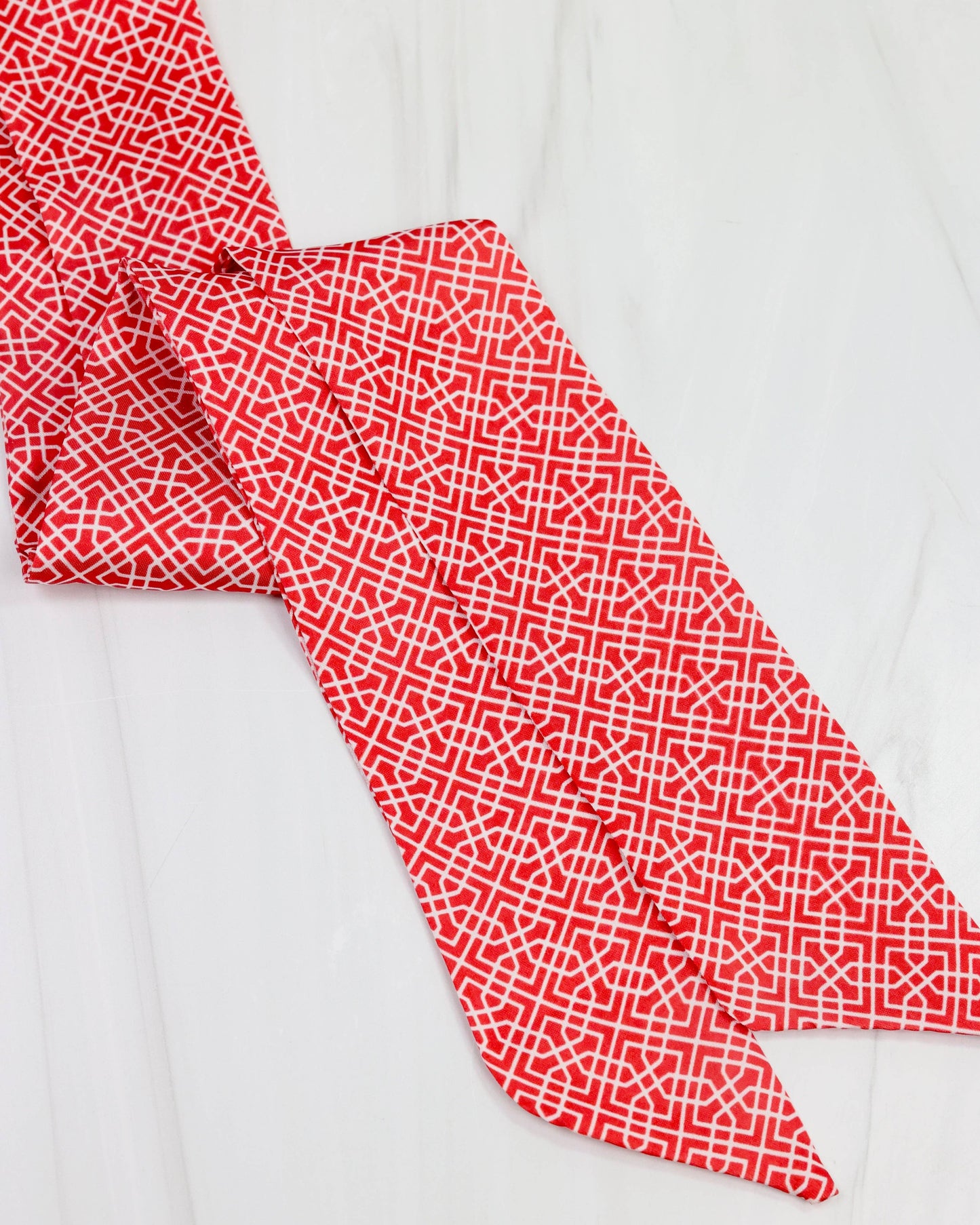 Serafina Scarf Red/White