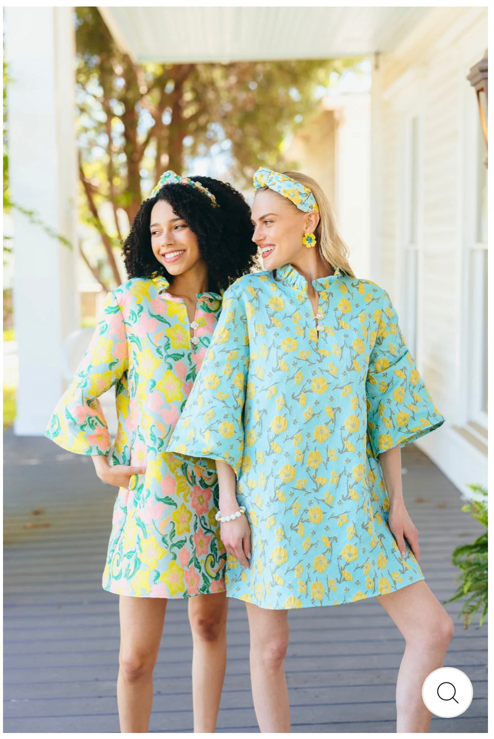 Brianna Cannon Caftan-Golden Cali Flowers