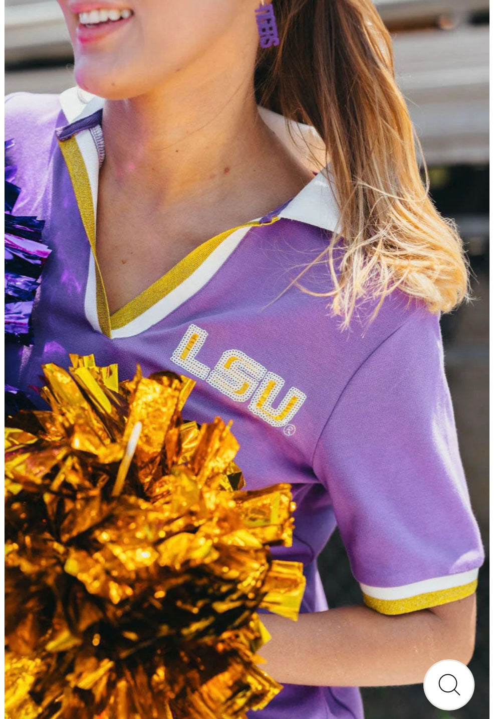 Brianna Cannon LSU Club Dress with Tiger Eye