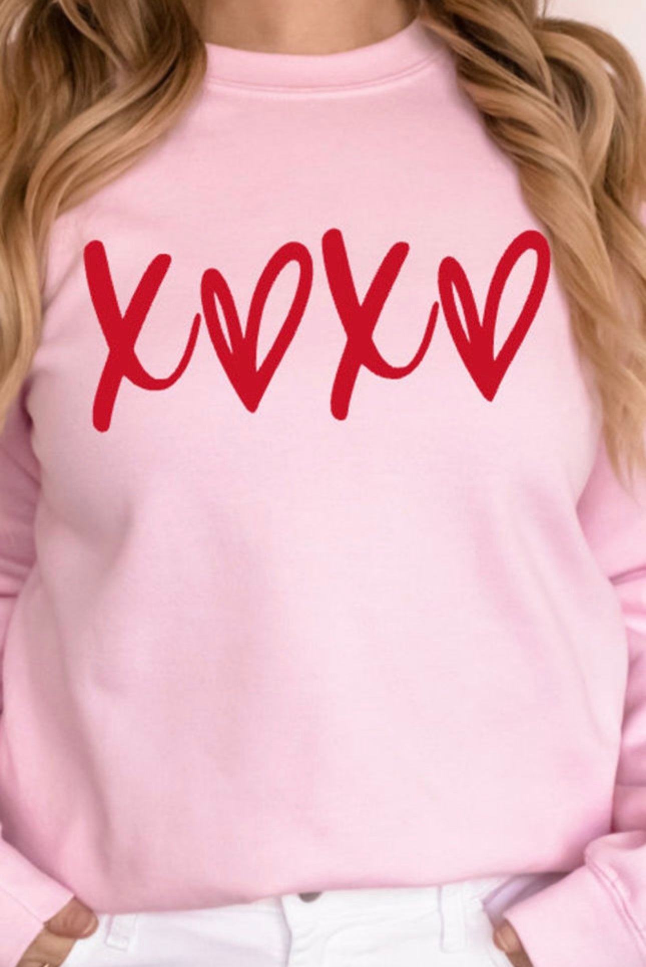 Pink Graphic X❤️X❤️ Sweatshirt