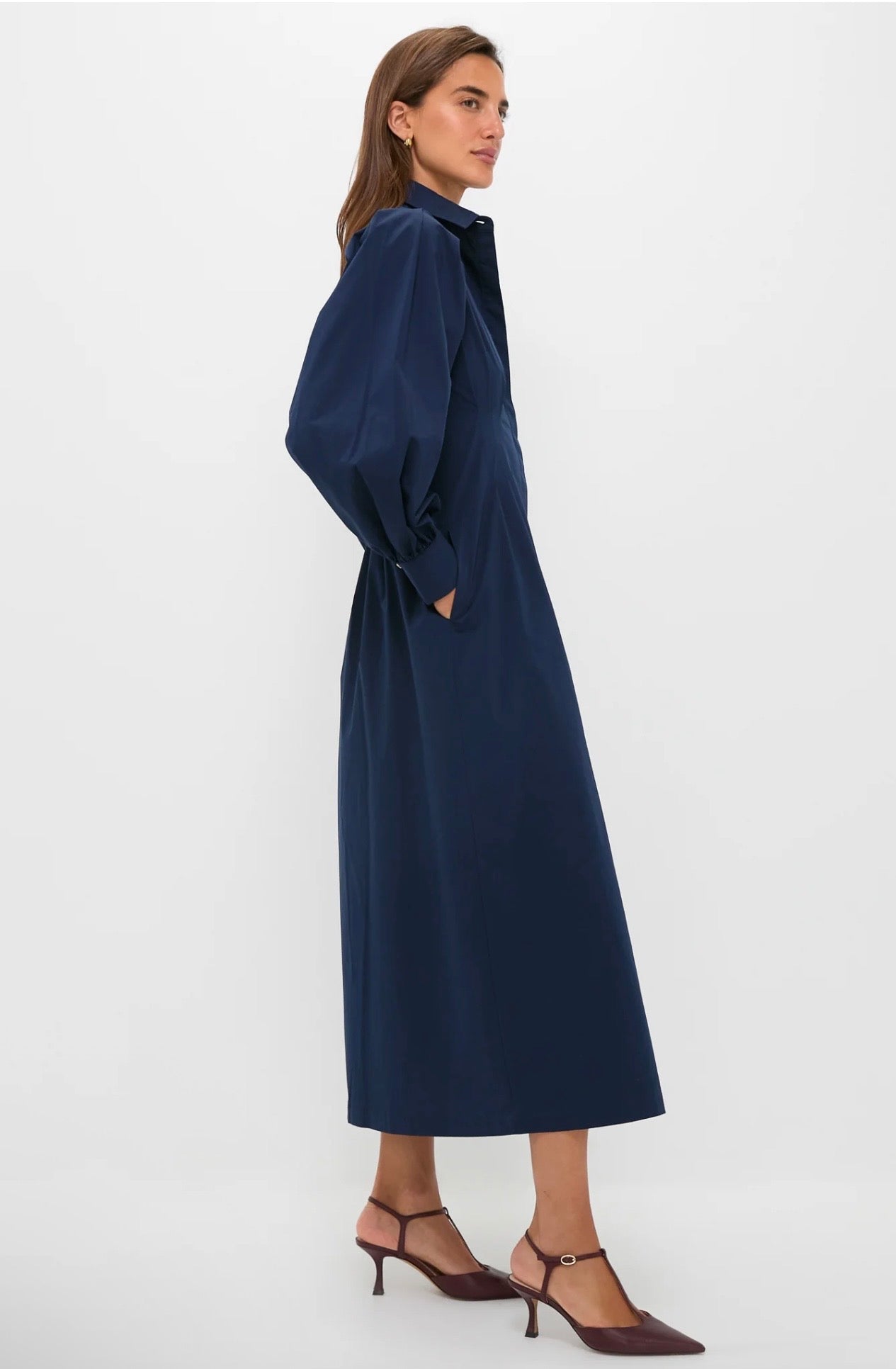 TUCKERNUCK Navy Corinne Dress-Size Small