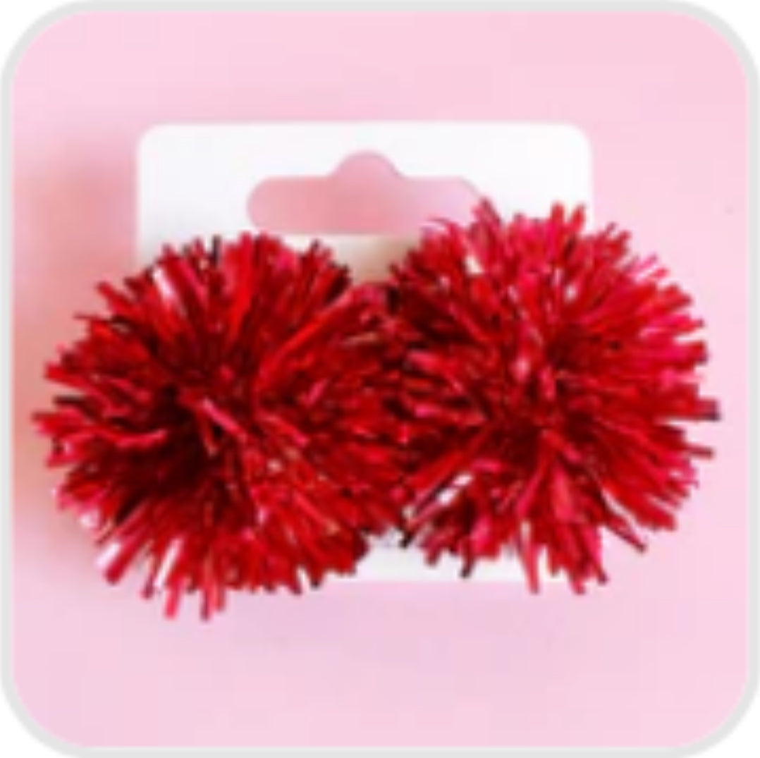 Sandy + Rizzo Pom Studs