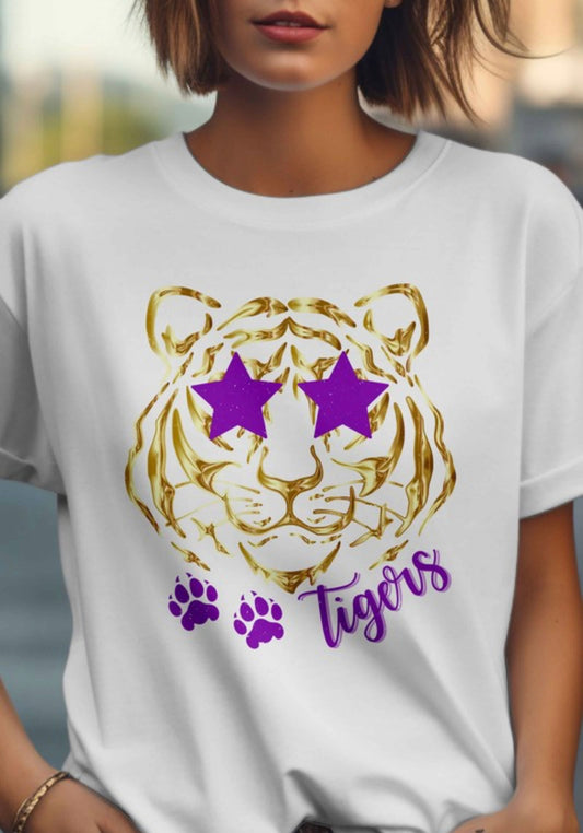 LSU Tiger Face Graphic Tee