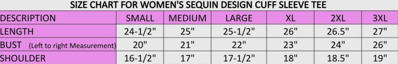 Lavender Sequin Laissez Bon Temps  Rouler Mardi Gras Tee