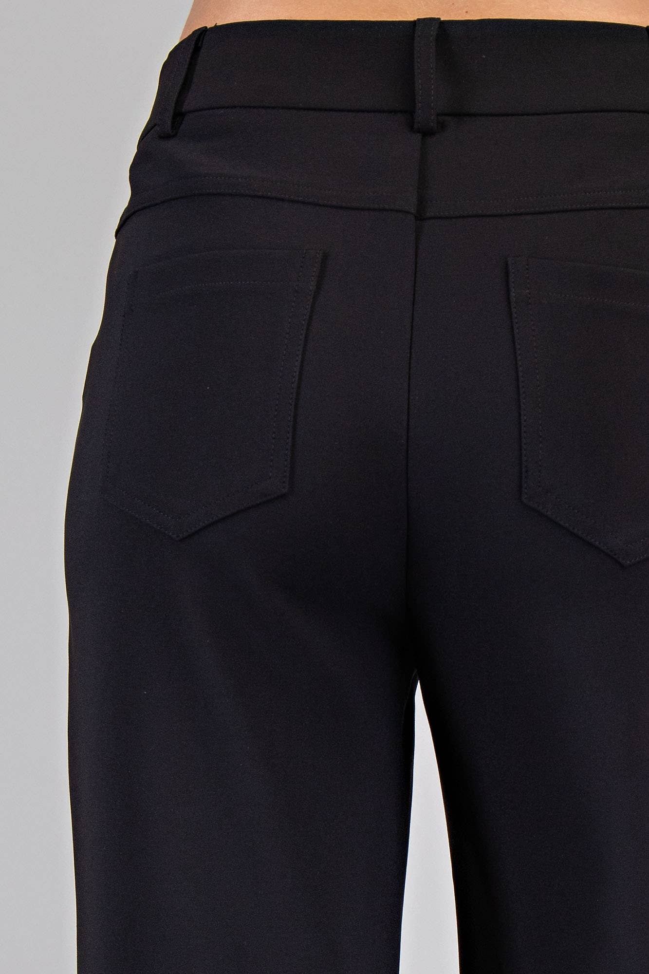 Black Straight Leg Pants