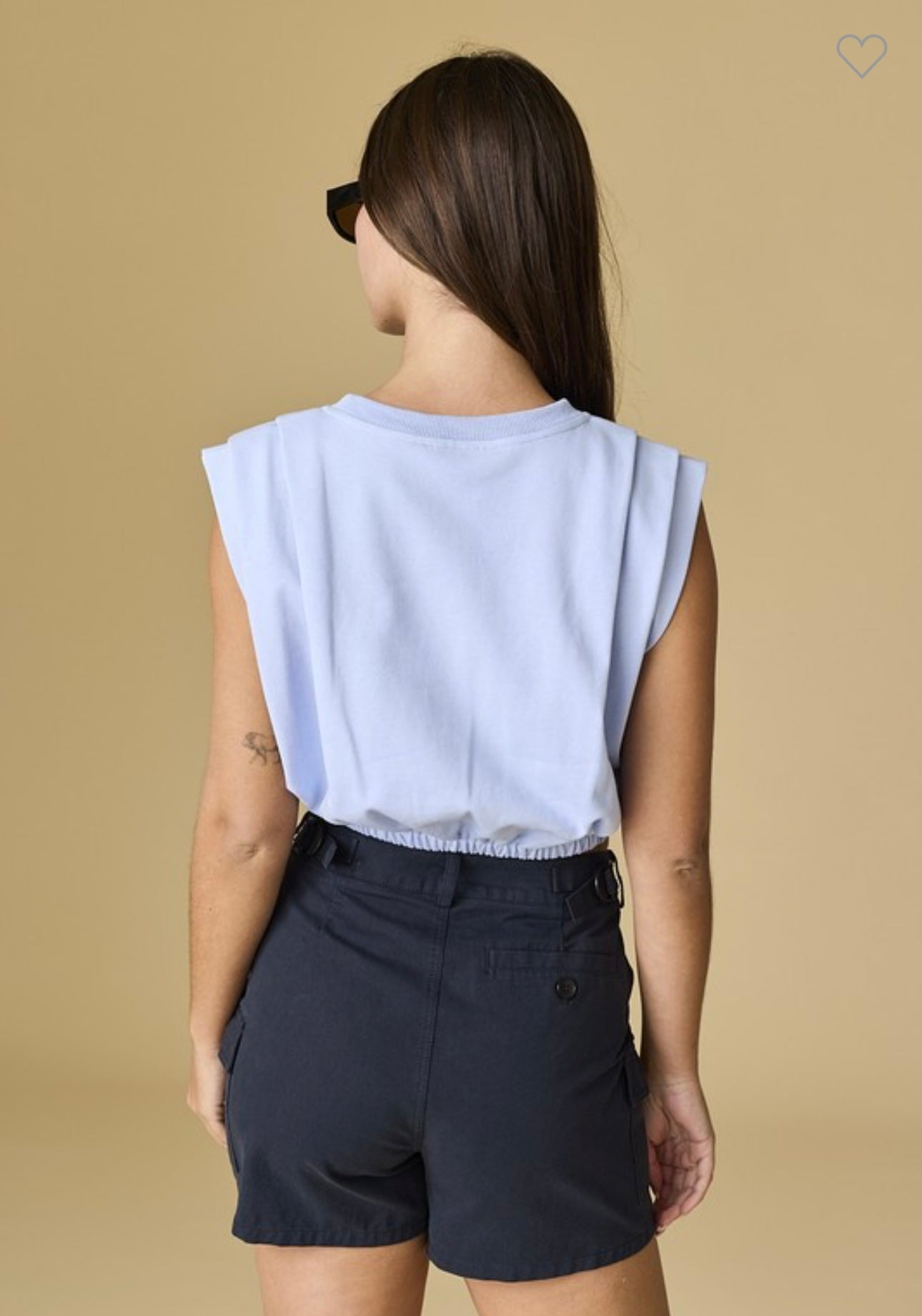 Light Blue Bubble Knit Top