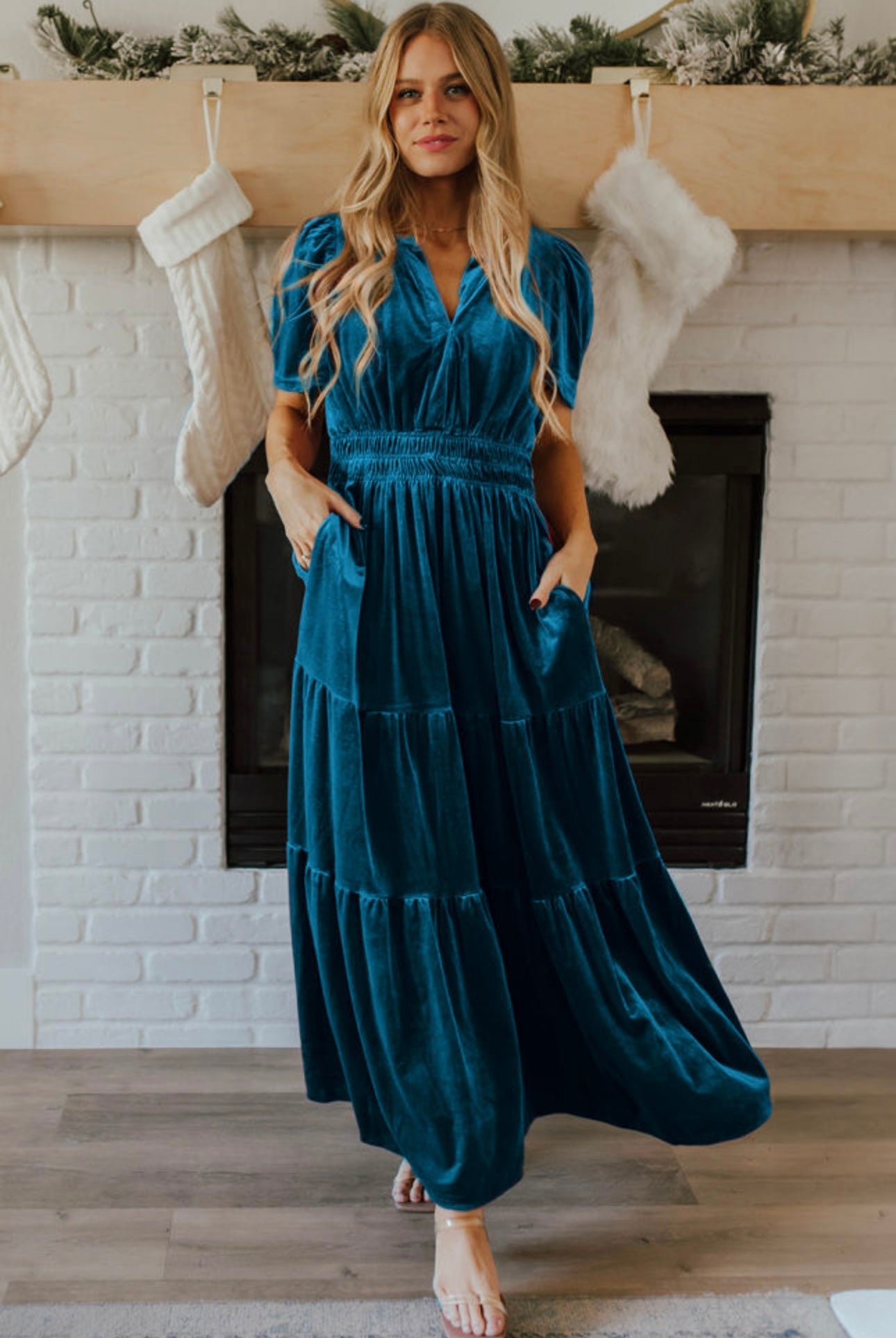 Velvet Maxi Dress