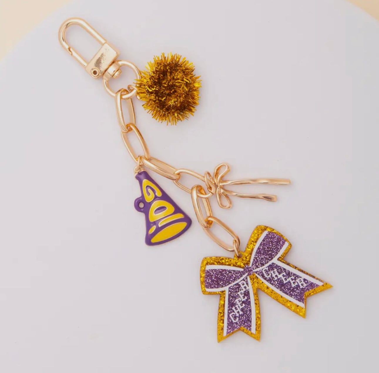 LSU Bow Purse Charm