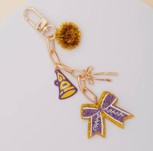 LSU Bow Purse Charm