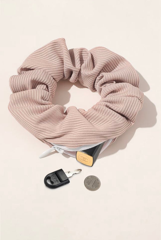 Scrunchie With Hidden Pocket