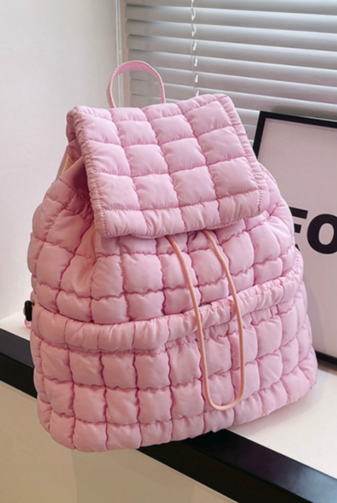 Quilted Puffer Backpack