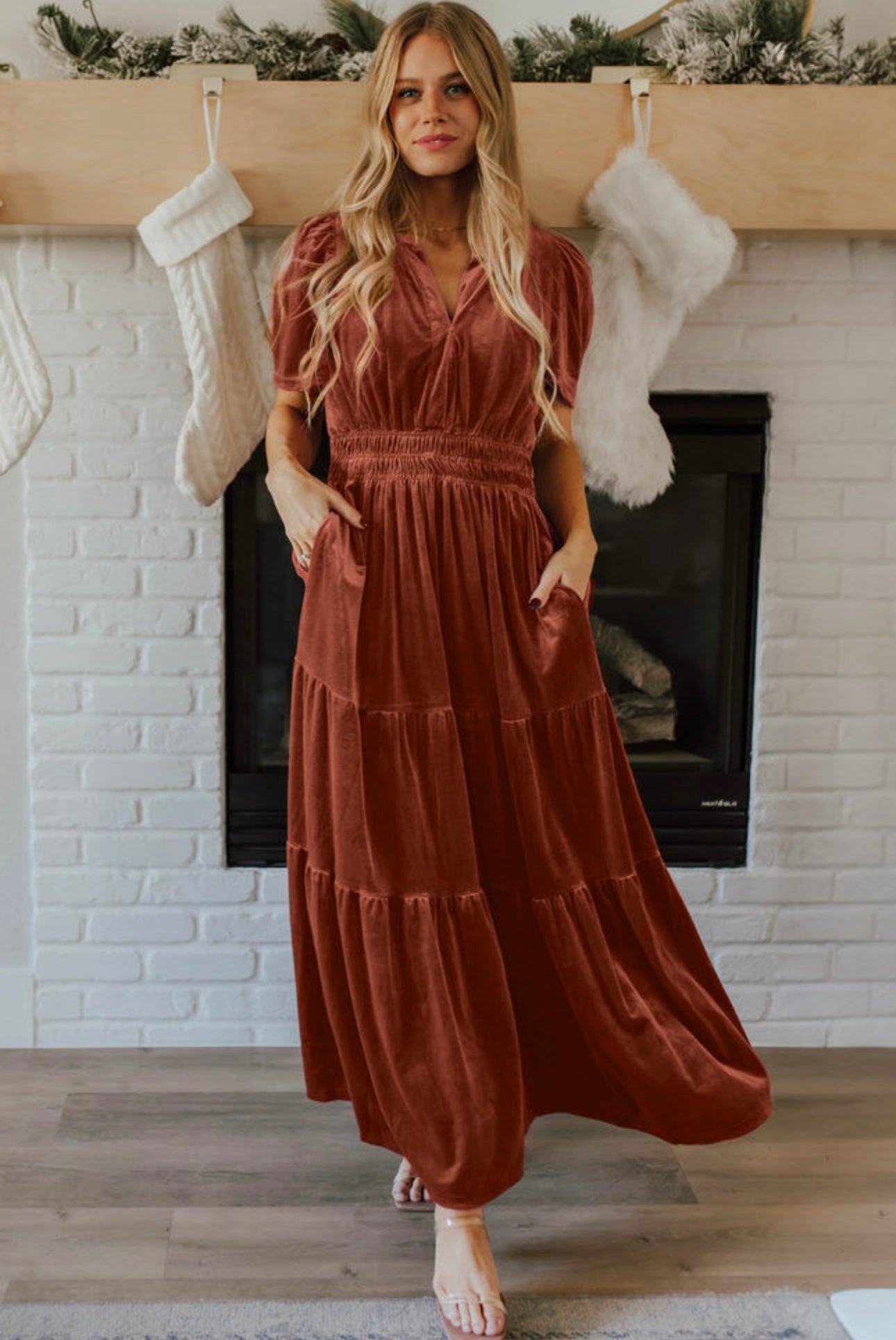 Velvet Maxi Dress