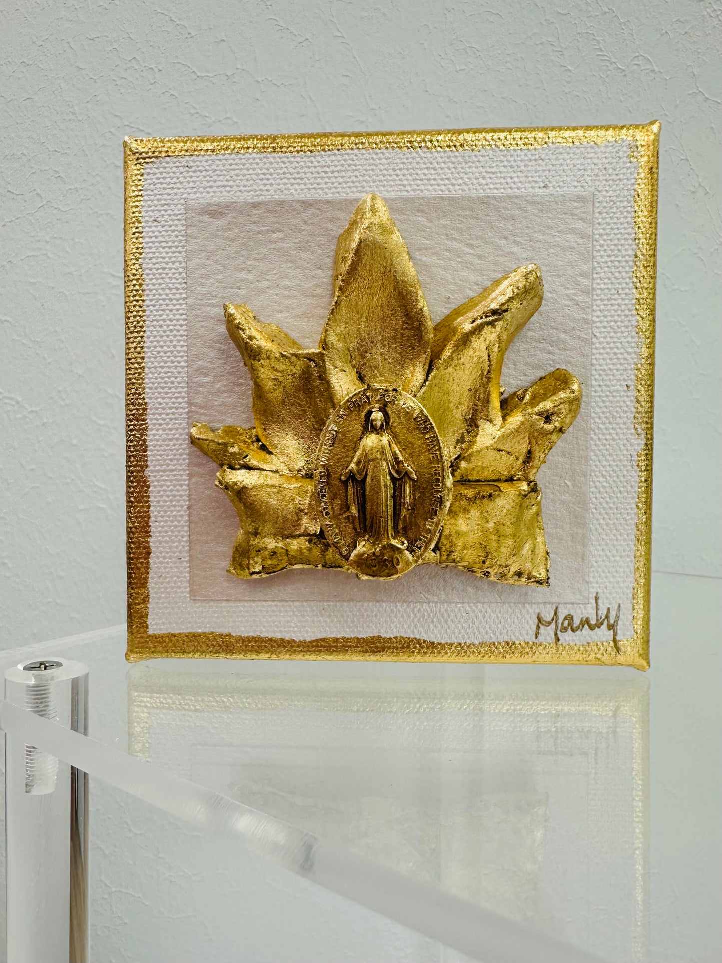 Dana Manly Roosevelt Crown Art on 4x4 Canvas