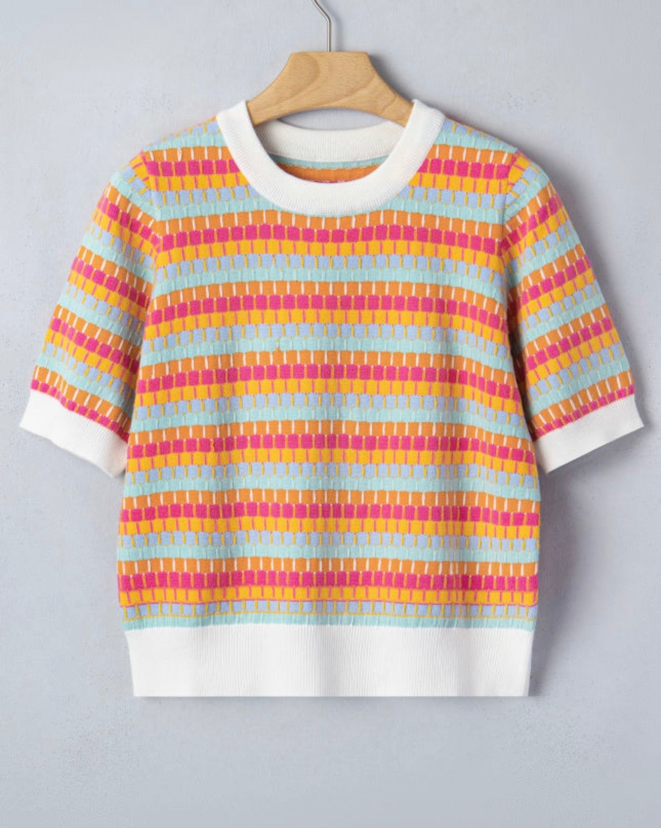 Striped Knit Sweater