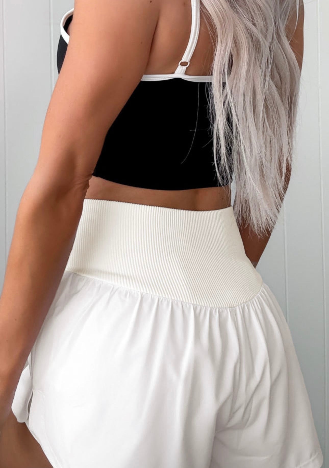 White Free People Dupe Shorts