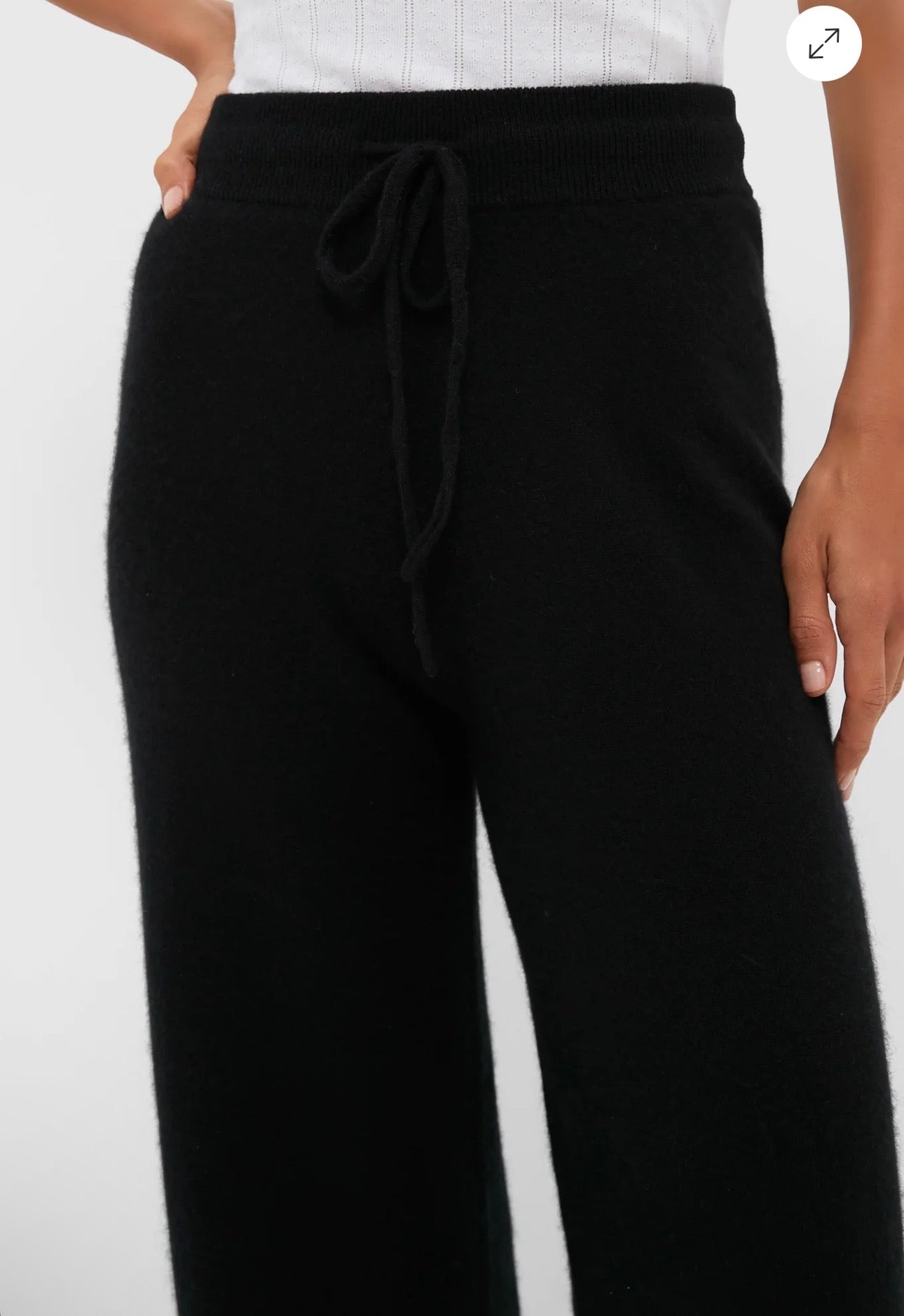 TUCKERNUCK
Black Cashmere Jane Pant-Size Small