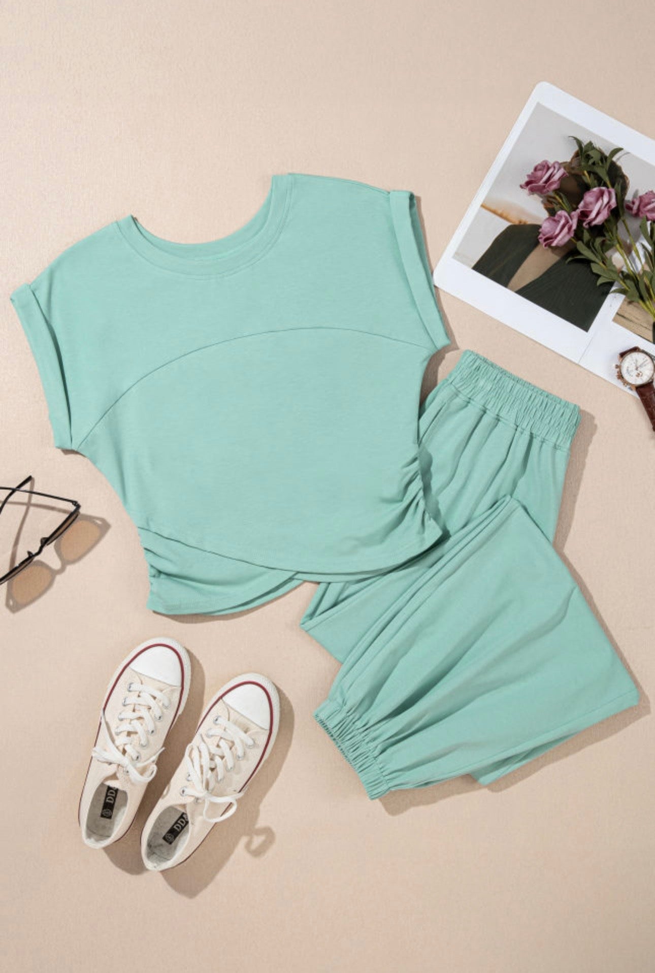 Jade Free People Dupe Set
