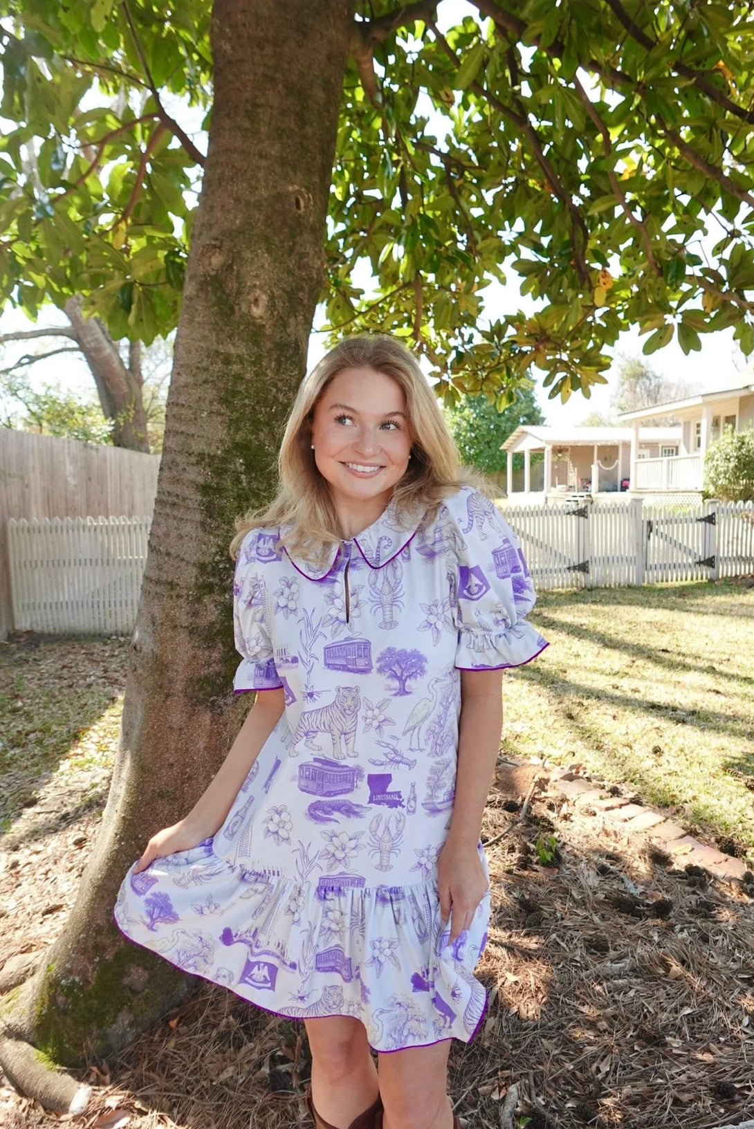 Sarah Dress in Louisiana Toile-PRESALE only